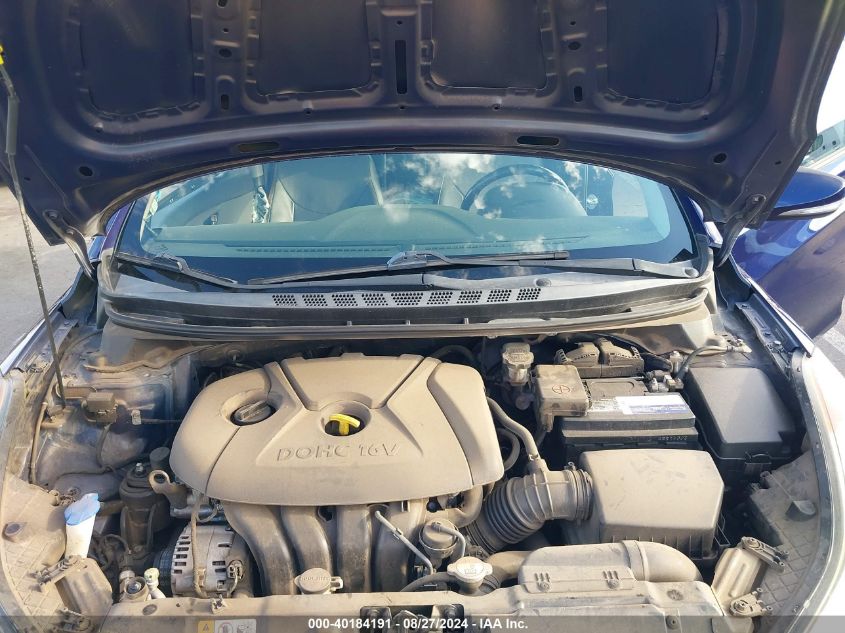 5NPDH4AE8DH449172 2013 Hyundai Elantra Limited