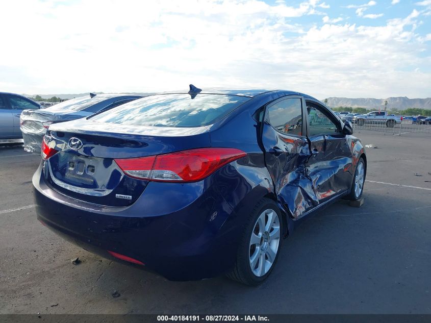 5NPDH4AE8DH449172 2013 Hyundai Elantra Limited