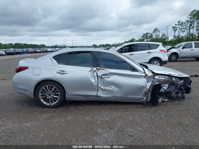 2020 Infiniti Q50 Luxe Awd VIN: JN1EV7AR6LM250162 Lot: 40184198