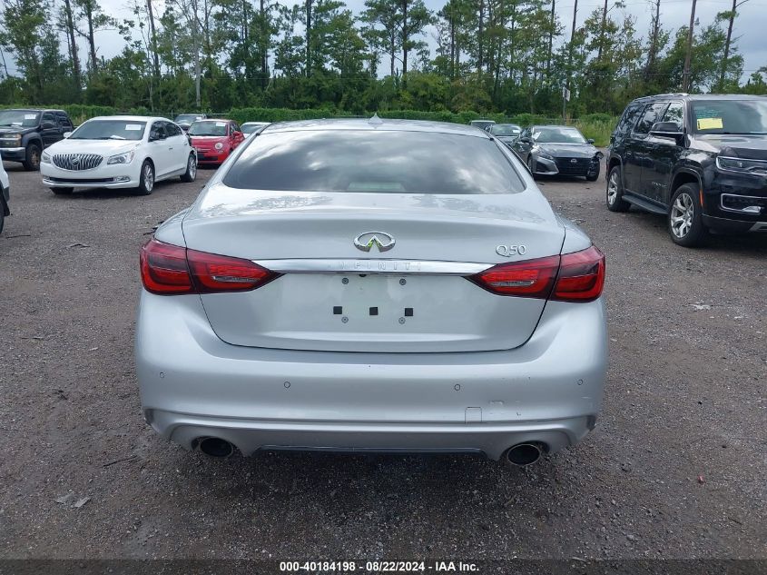 2020 Infiniti Q50 Luxe Awd VIN: JN1EV7AR6LM250162 Lot: 40184198