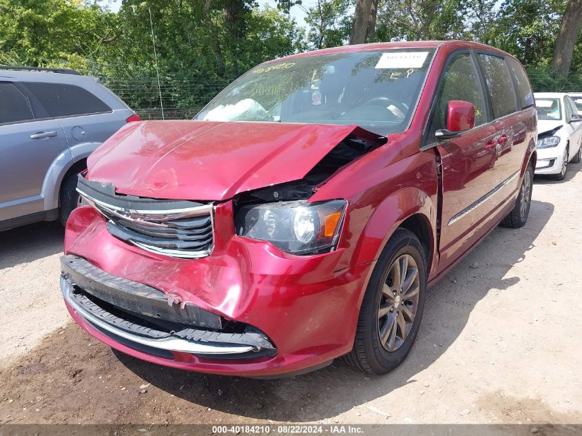 2016 Chrysler Town & Country S VIN: 2C4RC1HG8GR113958 Lot: 40184210