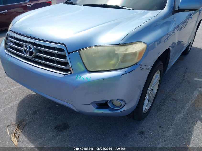 2010 Toyota Highlander Limited V6 VIN: JTEYK3EH9A2103447 Lot: 40184218