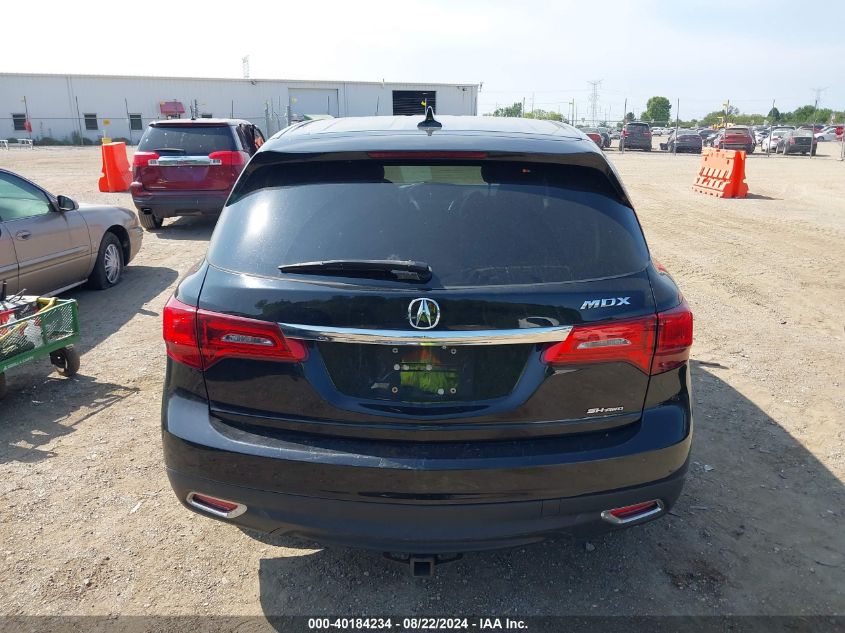 2015 Acura Mdx Technology Package VIN: 5FRYD4H42FB017381 Lot: 40184234