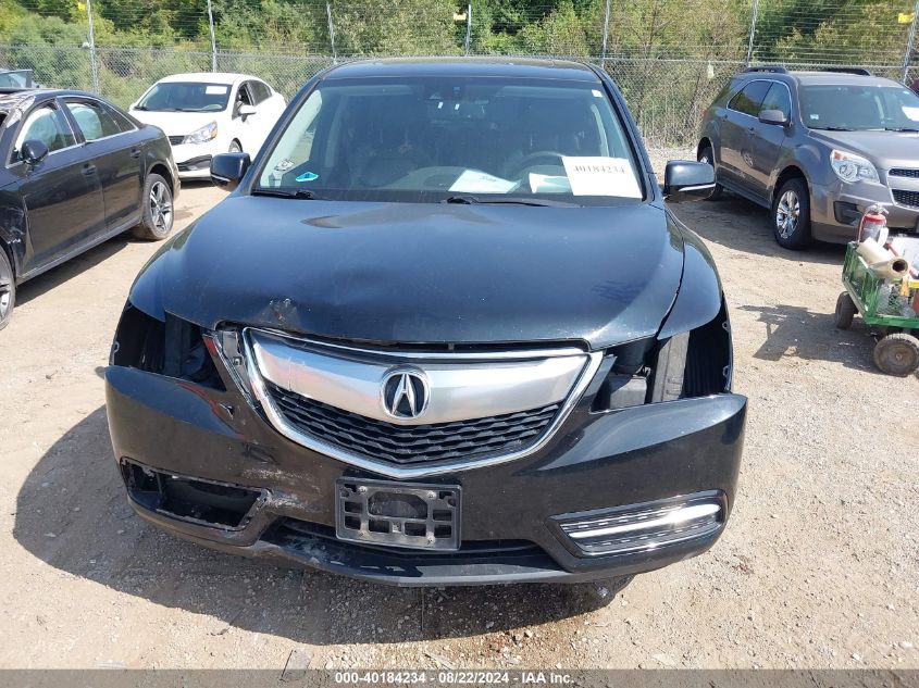 2015 Acura Mdx Technology Package VIN: 5FRYD4H42FB017381 Lot: 40184234