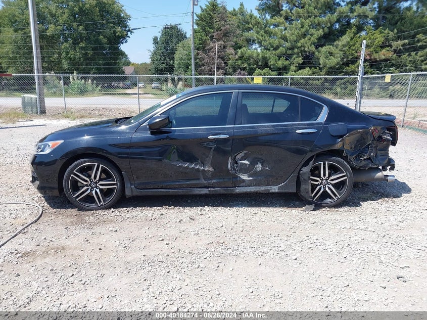 2017 HONDA ACCORD SPORT VIN: 1HGCR2F50HA108370