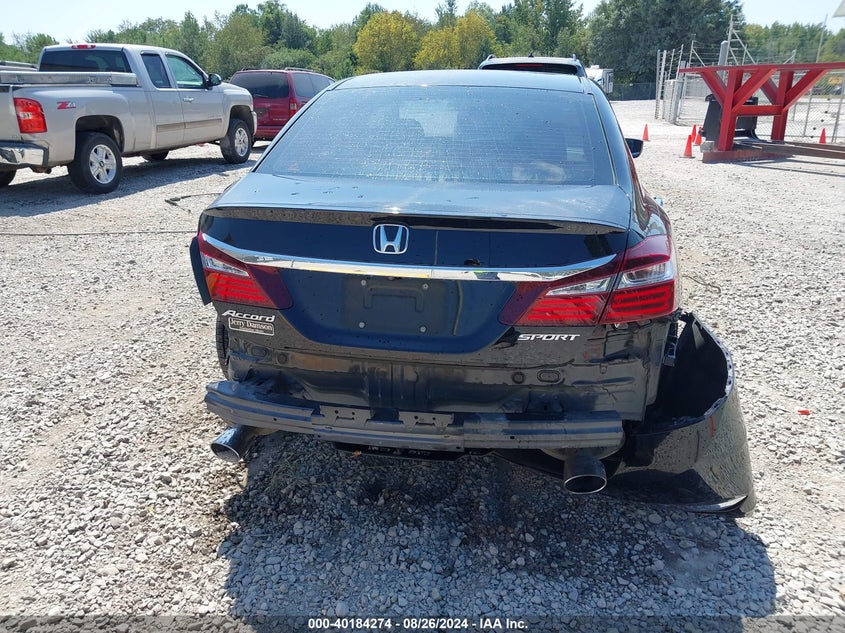 2017 HONDA ACCORD SPORT VIN: 1HGCR2F50HA108370