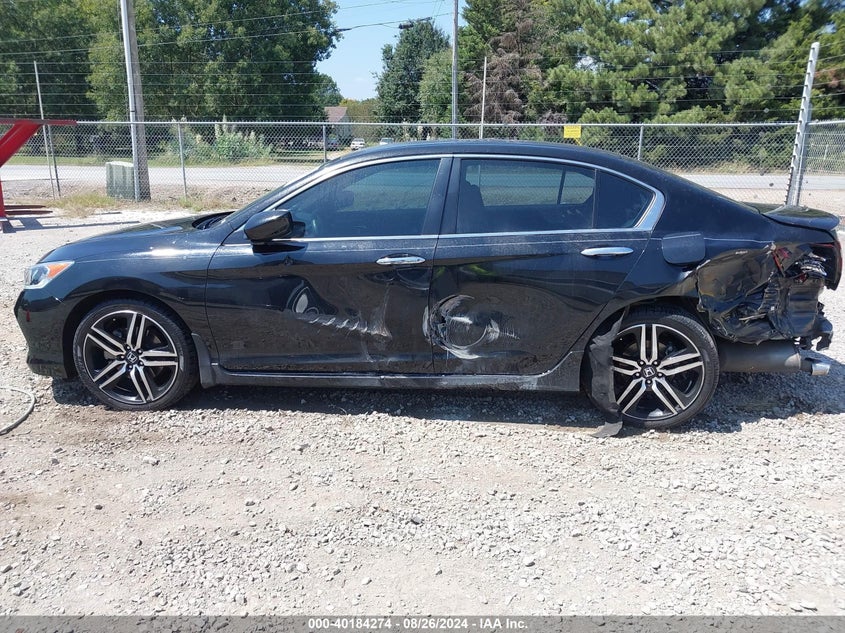 2017 HONDA ACCORD SPORT VIN: 1HGCR2F50HA108370