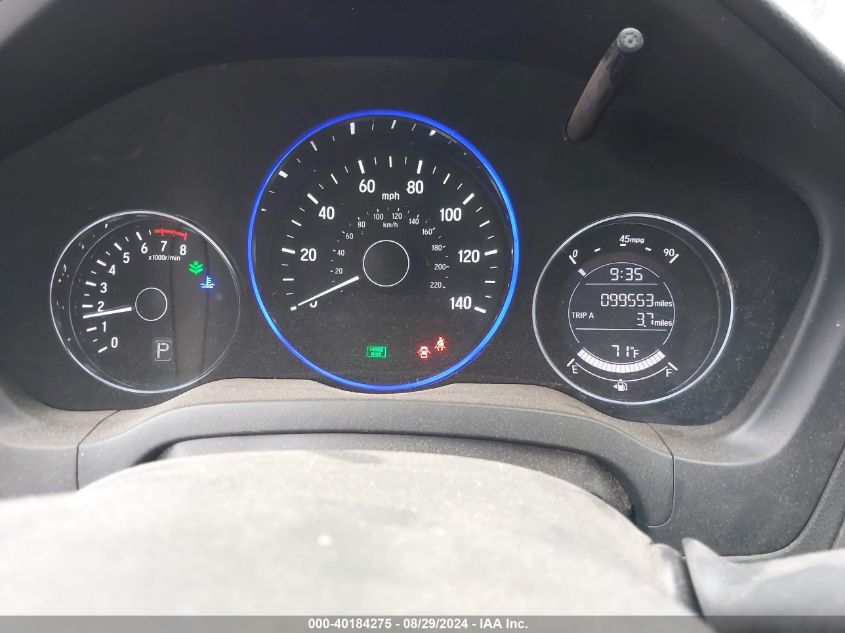 2016 Honda Hr-V Lx VIN: 3CZRU5H39GM752546 Lot: 40184275