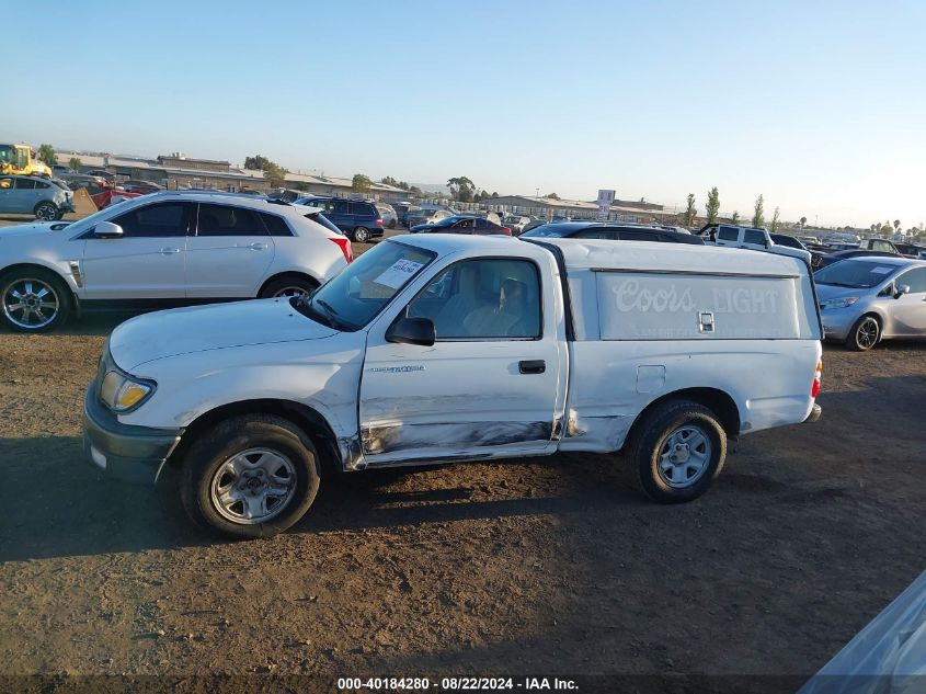 2001 Toyota Tacoma VIN: 5TENL42N61Z806407 Lot: 40184280