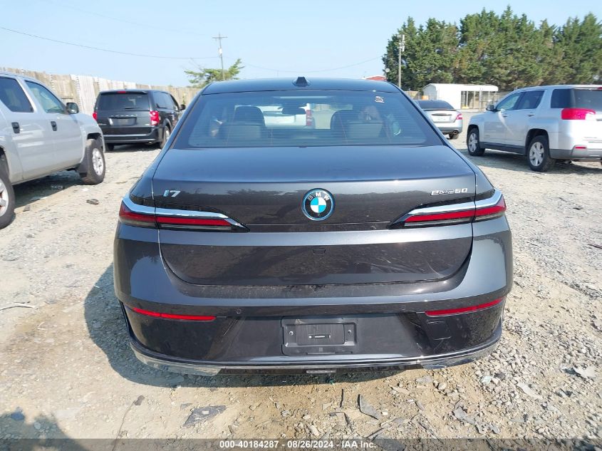 2024 BMW I7 Edrive50 VIN: WBY43EJ08RCR08274 Lot: 40184287