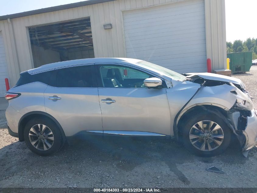 2016 Nissan Murano Sl VIN: 5N1AZ2MG5GN111472 Lot: 40184303