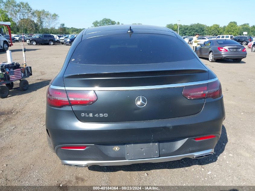 2016 Mercedes-Benz Gle 450 Amg Coupe 4Matic VIN: 4JGED6EB4GA040430 Lot: 40184364