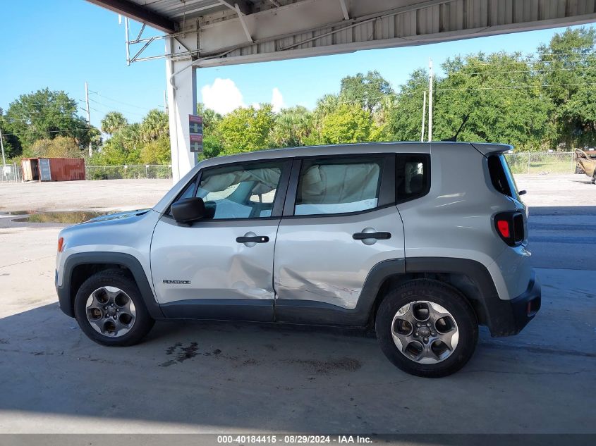 2016 Jeep Renegade Sport VIN: ZACCJAAWXGPC63331 Lot: 40184415