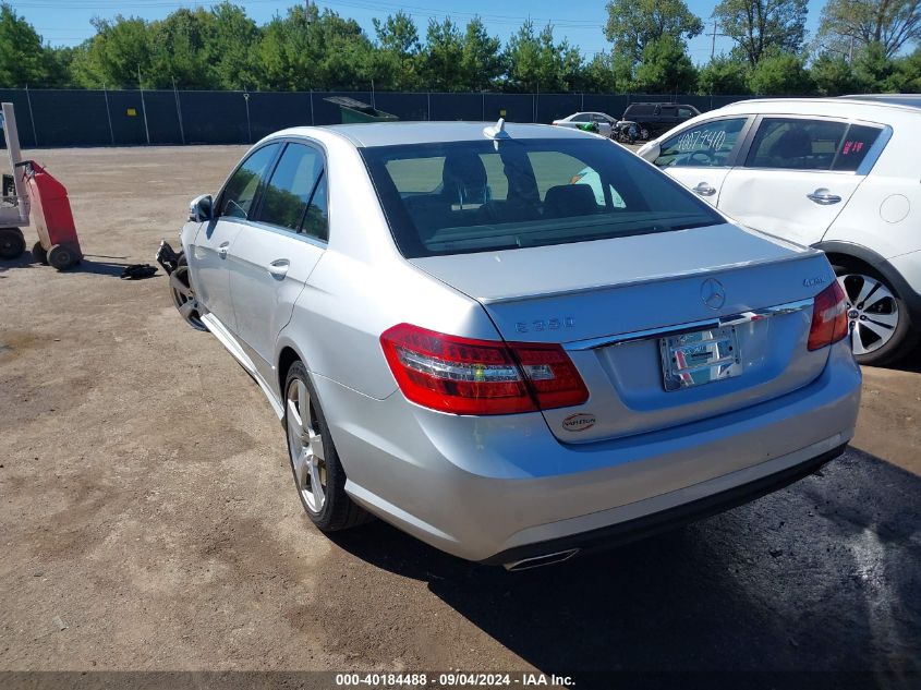 2011 Mercedes-Benz E 350 4Matic VIN: WDDHF8HB9BA503180 Lot: 40184488