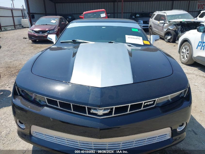 2014 Chevrolet Camaro 2Lt VIN: 2G1FC1E38E9252711 Lot: 40184492