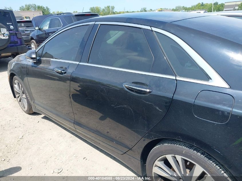 2018 Lincoln Mkz Reserve VIN: 3LN6L5F91JR601824 Lot: 40184585