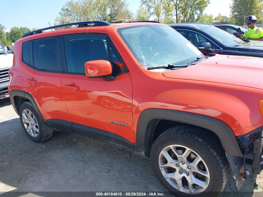 2018 Jeep Renegade Latitude 4X4 VIN: ZACCJBBB1JPH39507 Lot: 40184610