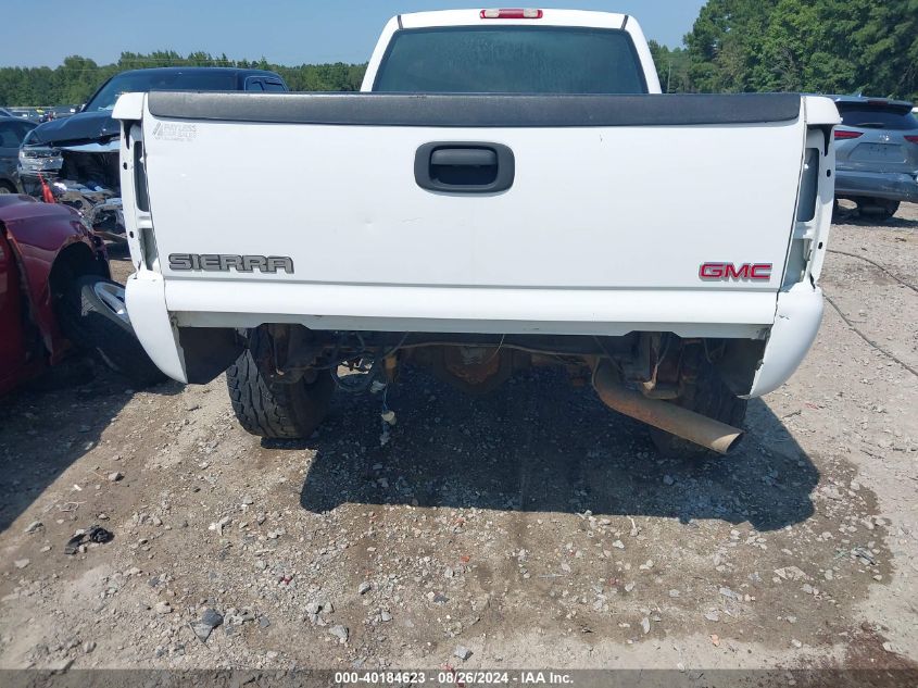 2006 GMC Sierra 2500Hd Work Truck VIN: 1GTHC23U36F179144 Lot: 40184623