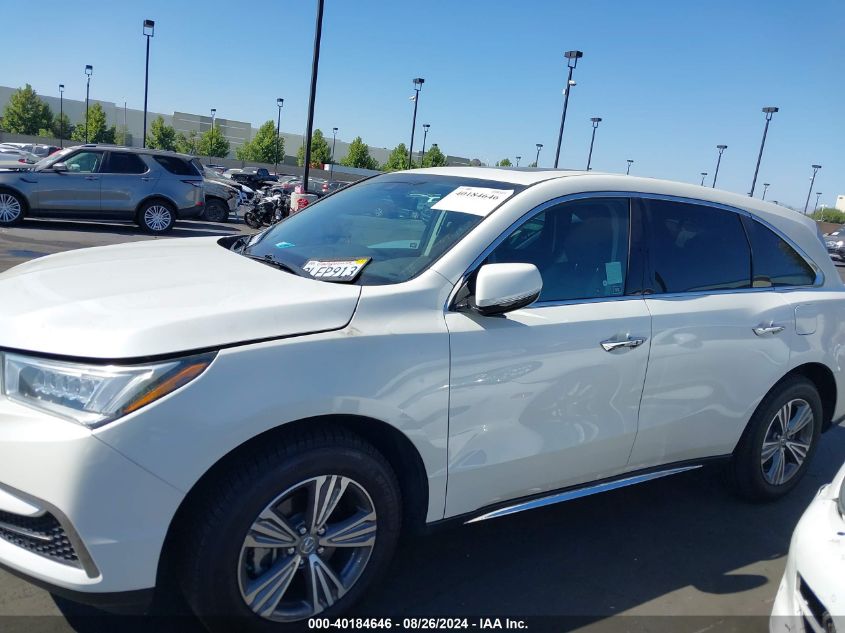 2019 Acura Mdx Standard VIN: 5J8YD3H34KL009634 Lot: 40184646