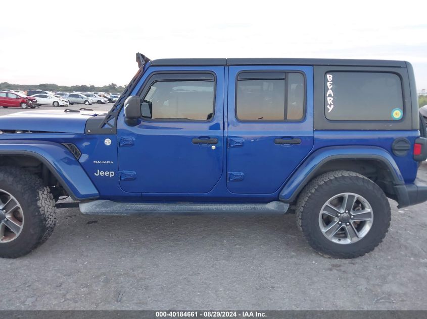 2019 Jeep Wrangler Unlimited Sahara 4X4 VIN: 1C4HJXEG0KW651739 Lot: 40184661