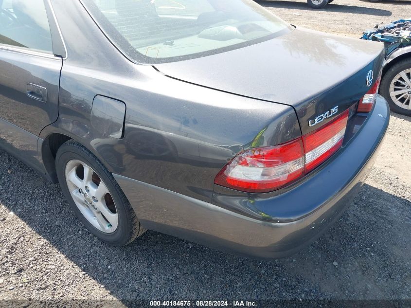 2001 Lexus Es 300 VIN: JT8BF28G510317793 Lot: 40184675