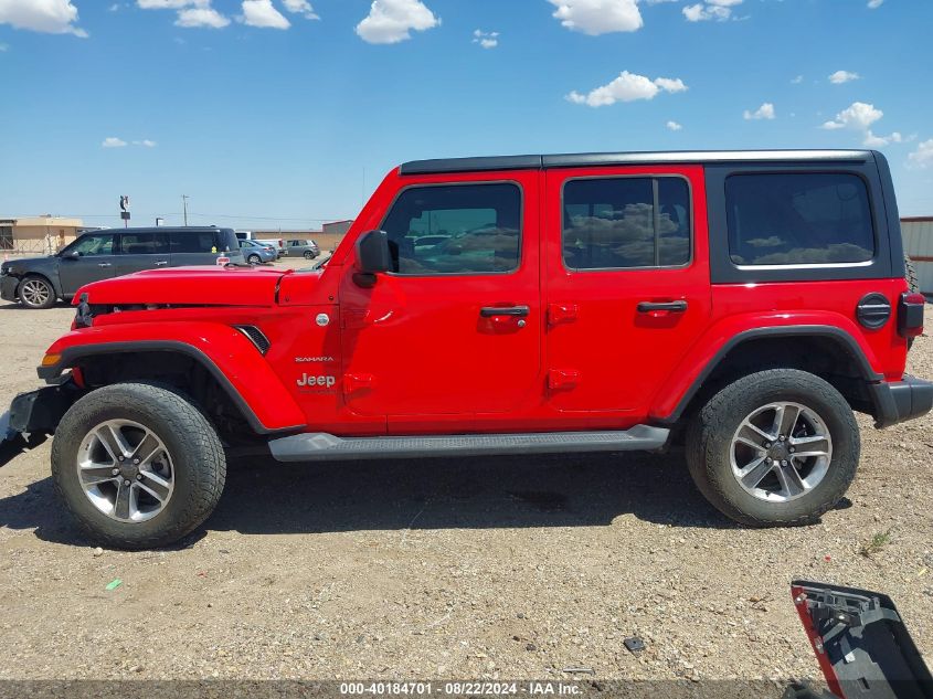 2018 Jeep Wrangler Unlimited Sahara 4X4 VIN: 1C4HJXEN5JW243685 Lot: 40184701