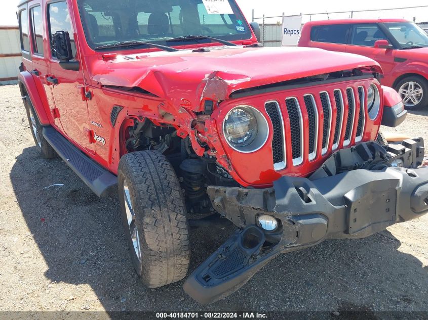 2018 Jeep Wrangler Unlimited Sahara 4X4 VIN: 1C4HJXEN5JW243685 Lot: 40184701