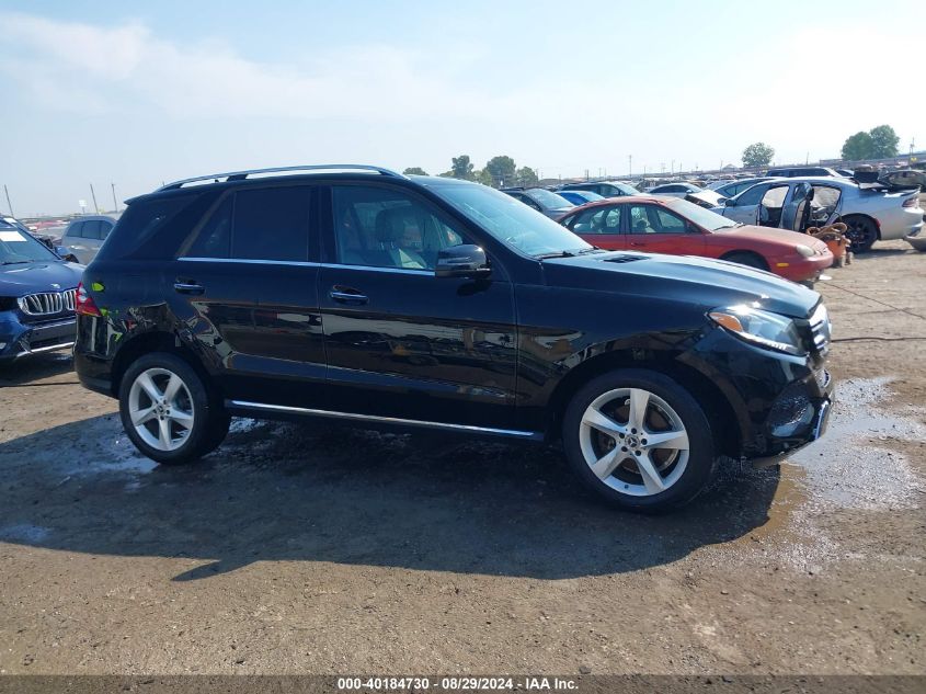 2018 Mercedes-Benz Gle 350 4Matic VIN: 4JGDA5HBXJB124585 Lot: 40184730