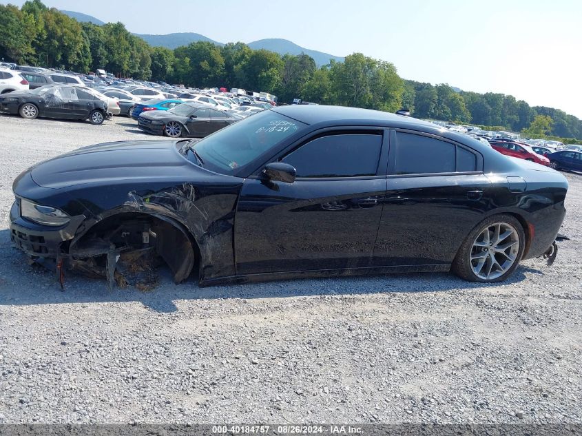 2022 Dodge Charger Sxt Rwd VIN: 2C3CDXBG0NH202817 Lot: 40184757