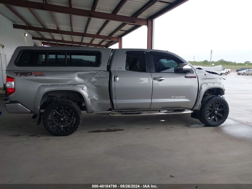 2016 Toyota Tundra Double Cab Sr/Double Cab VIN: X5TFUM5F1XGX05602 Lot: 40184798