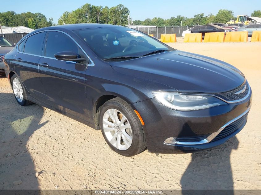 VIN 1C3CCCAB9GN173006 2016 CHRYSLER 200 no.1