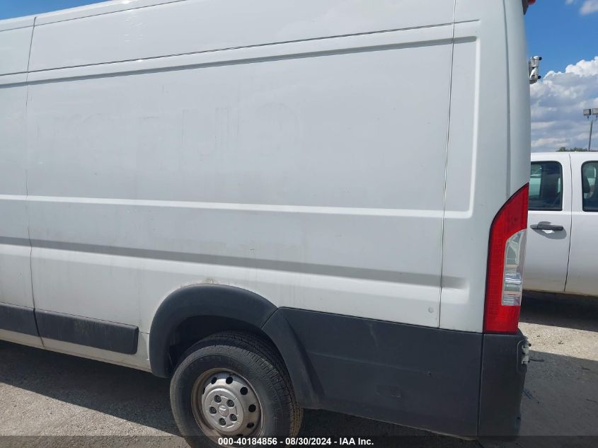 2021 Ram Promaster 3500 Cargo Van High Roof 159 Wb Ext VIN: 3C6MRVJG6ME587745 Lot: 40184856