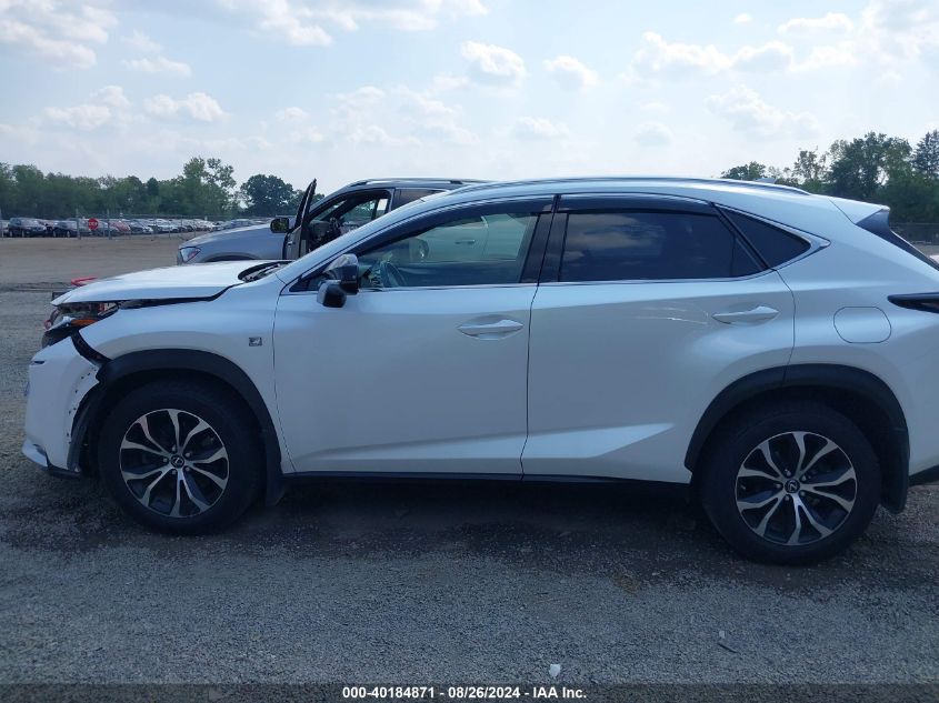 2015 Lexus Nx 200T F Sport VIN: JTJBARBZ6F2014792 Lot: 40184871