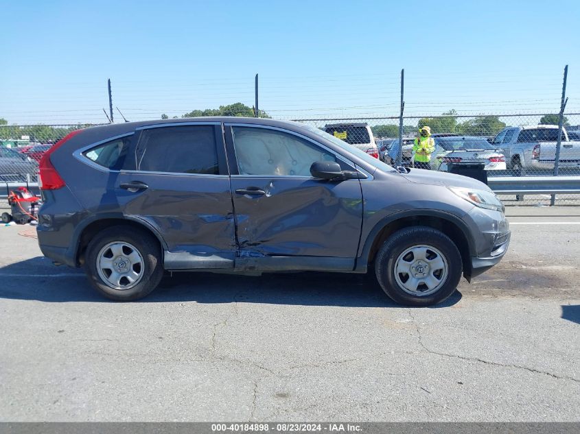 2015 Honda Cr-V Lx VIN: 5J6RM4H35FL102946 Lot: 40184898