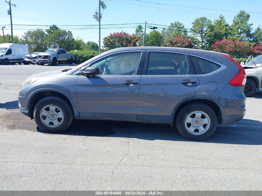 2015 Honda Cr-V Lx VIN: 5J6RM4H35FL102946 Lot: 40184898