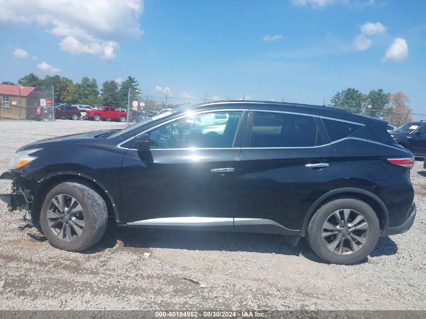 2016 Nissan Murano VIN: 5N1AZ2MH0GN122100 Lot: 40184952