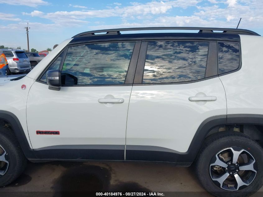 2019 Jeep Renegade Trailhawk 4X4 VIN: ZACNJBC10KPK39335 Lot: 40184976