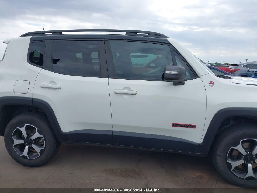 2019 Jeep Renegade Trailhawk 4X4 VIN: ZACNJBC10KPK39335 Lot: 40184976