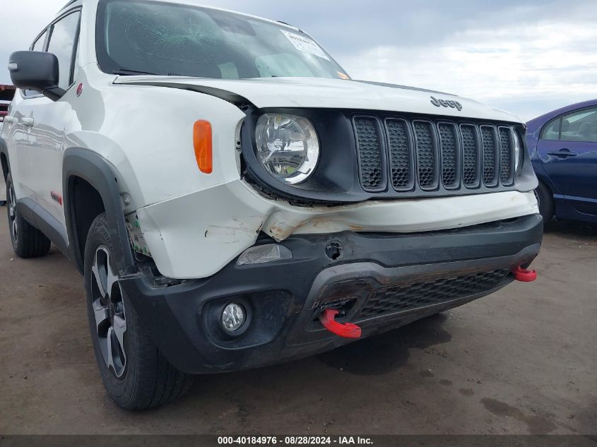 2019 Jeep Renegade Trailhawk 4X4 VIN: ZACNJBC10KPK39335 Lot: 40184976