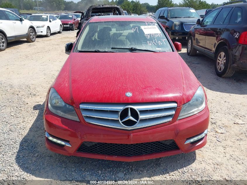 2013 Mercedes-Benz C 300 Luxury 4Matic/Sport 4Matic VIN: WDDGF8AB1DR262645 Lot: 40184980