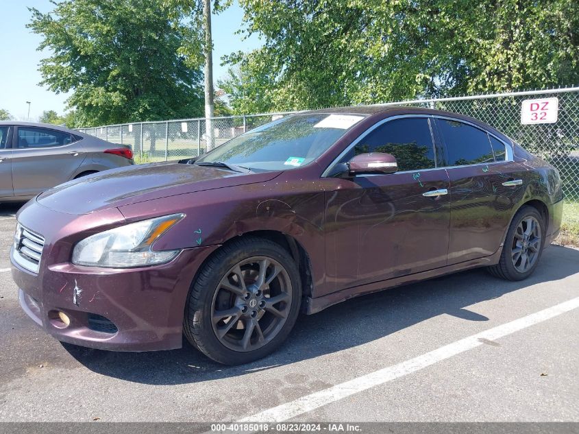 2014 Nissan Maxima 3.5 S VIN: 1N4AA5AP7EC472282 Lot: 40185018