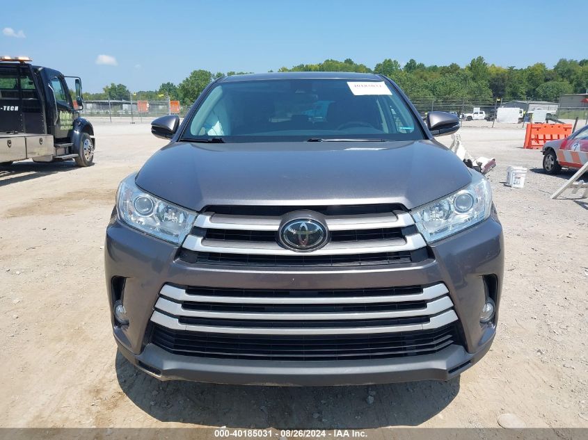 2018 Toyota Highlander Le Plus VIN: 5TDZZRFHXJS268244 Lot: 40185031