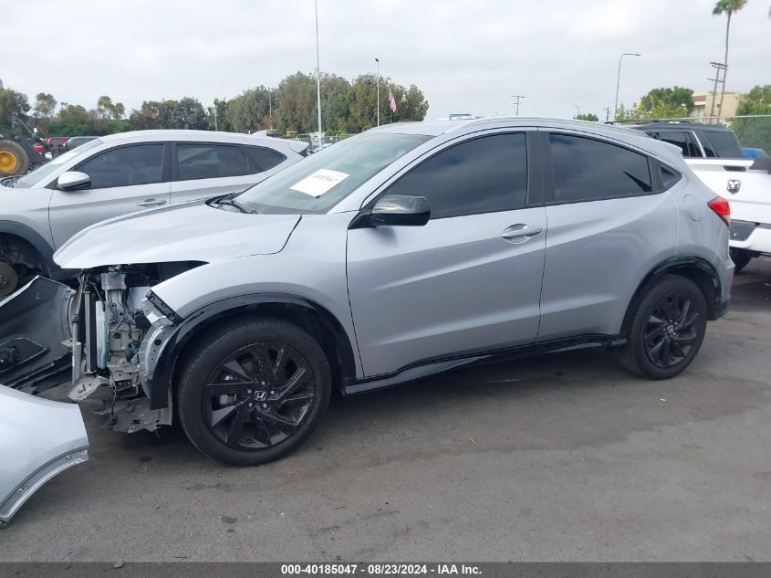 2022 Honda Hr-V 2Wd Sport VIN: 3CZRU5H13NM741005 Lot: 40185047