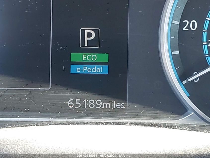 2019 Nissan Leaf S VIN: 1N4AZ1CP0KC304073 Lot: 40185058