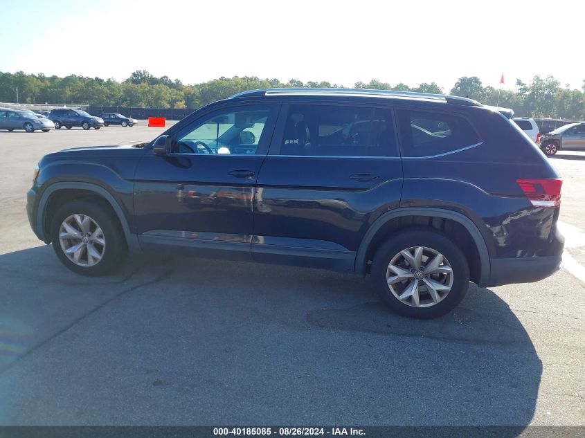 2018 Volkswagen Atlas 3.6L V6 Se VIN: 1V2CR2CA9JC520814 Lot: 40185085