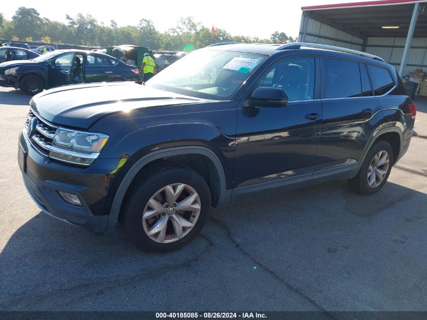 2018 Volkswagen Atlas 3.6L V6 Se VIN: 1V2CR2CA9JC520814 Lot: 40185085