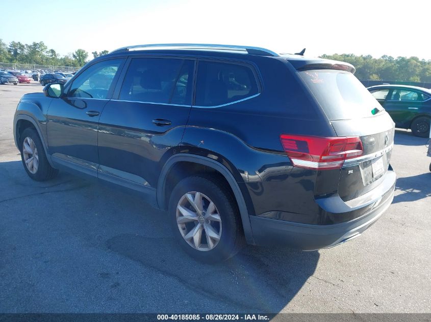 2018 Volkswagen Atlas 3.6L V6 Se VIN: 1V2CR2CA9JC520814 Lot: 40185085