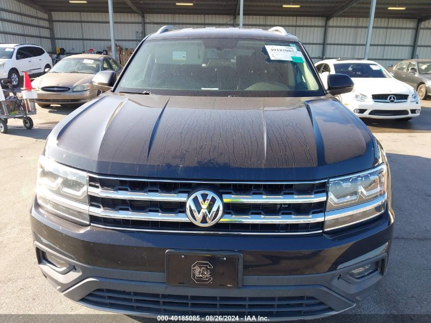 2018 Volkswagen Atlas 3.6L V6 Se VIN: 1V2CR2CA9JC520814 Lot: 40185085