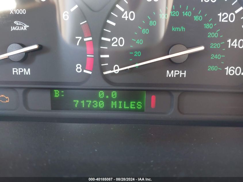 2001 Jaguar S-Type 4.0L V8 VIN: SAJDA01P71GM04790 Lot: 40185087