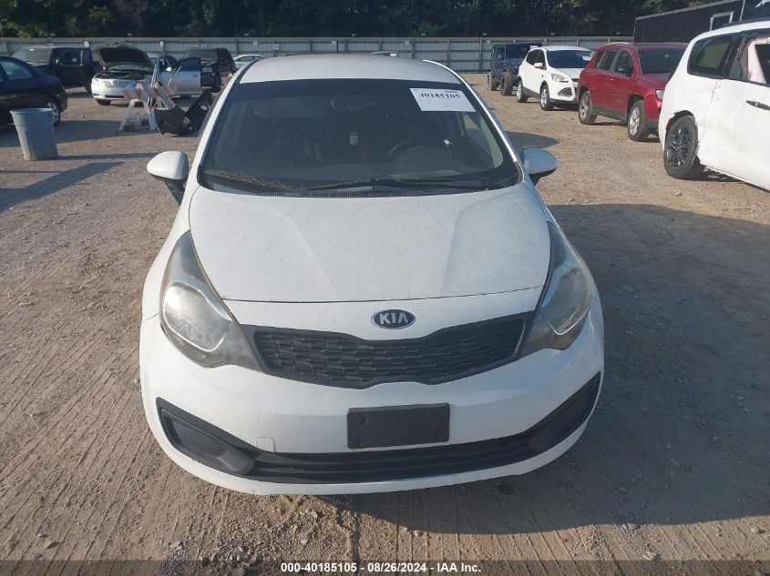 2013 Kia Rio Lx VIN: KNADM4A39D6165275 Lot: 40185105